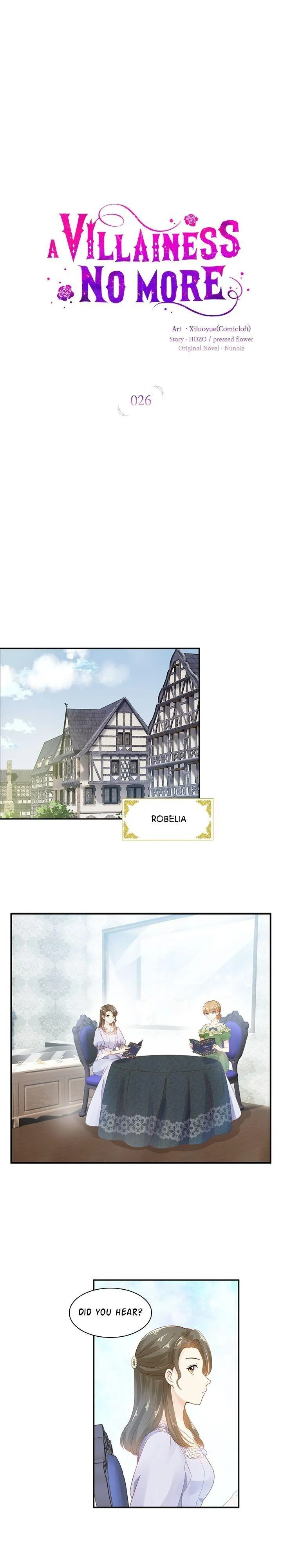 A Villainess No More Ch. 26 – page 1
