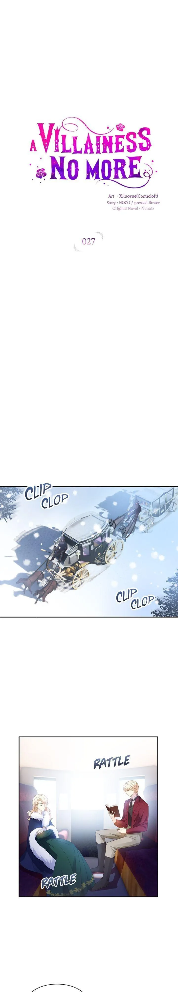 A Villainess No More Ch. 27 – page 1