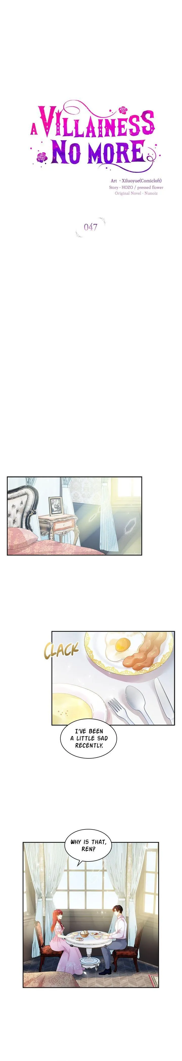 A Villainess No More Ch. 47 – page 1