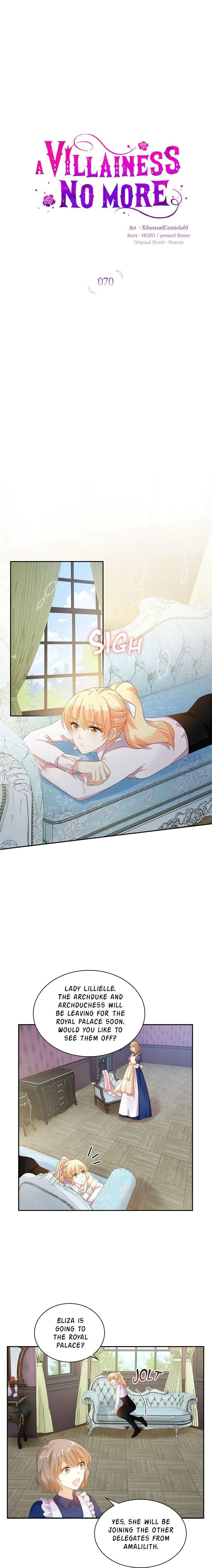 A Villainess No More Ch. 70 – page 1