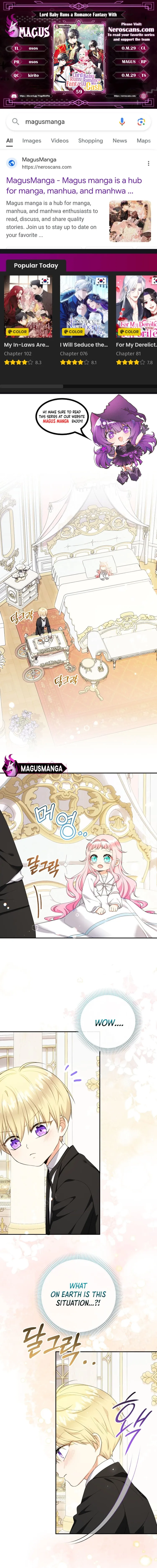 Lord Baby Runs A Romance Fantasy With Cash Ch. 59 – page 1