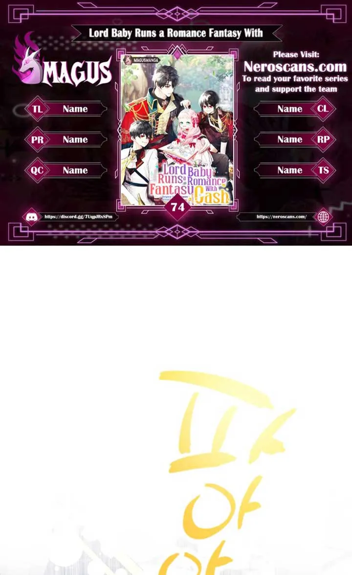 Lord Baby Runs A Romance Fantasy With Cash Ch. 74 – page 1